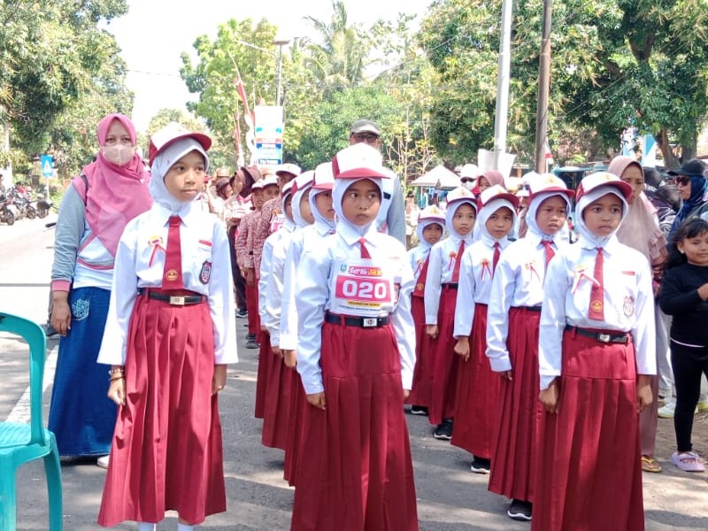 HUT RI Ke 80 Lomba Gerak Jalan Tingkat Kecamatan Suboh